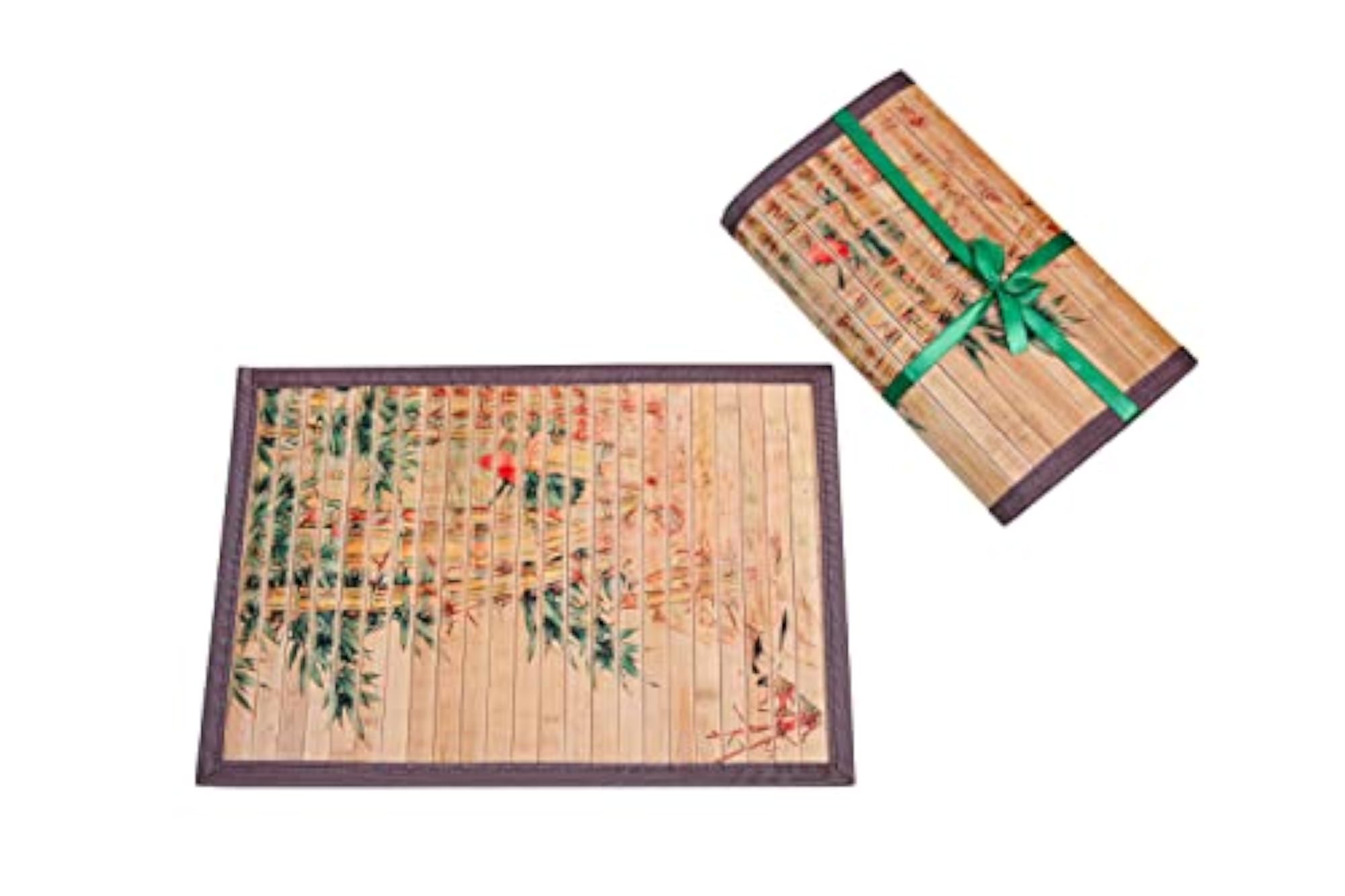 Wooden Placemats for Dining Table, Set of 6